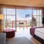 Adler Lodge Ritten Junior Suite mit Bergblick und Balkon