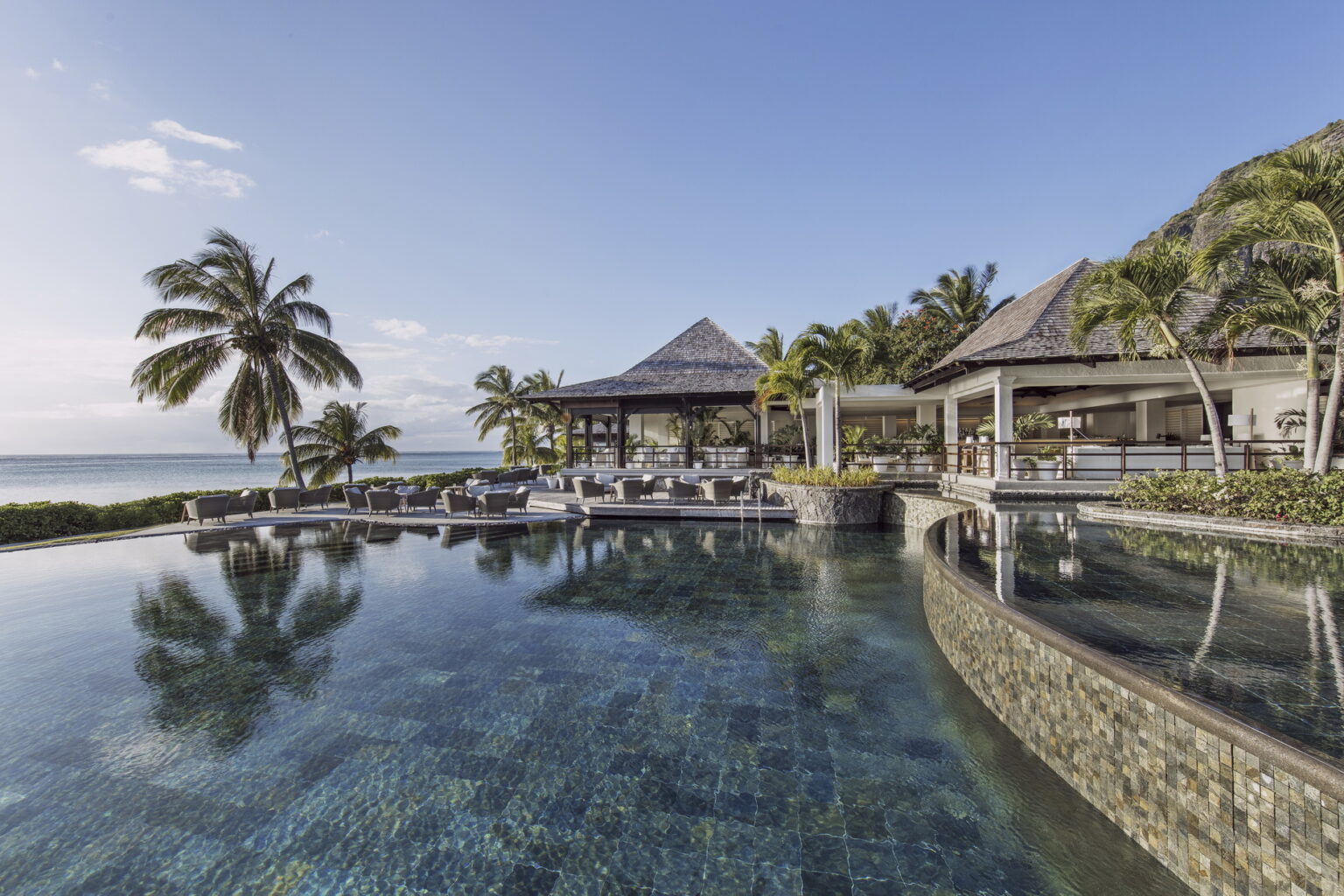 Select Green Hotels LUX* Le Morne pool area