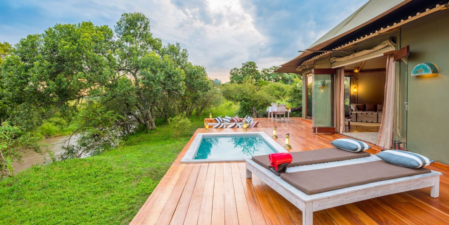 Select Green Hotels Sala's Camp - Masai Mara private swimming pool