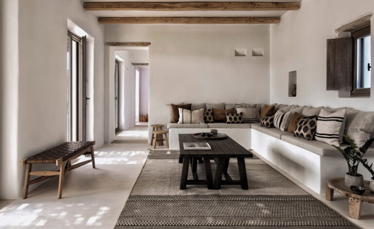 Select Green Hotels The Rooster Antiparos Farmhouse Living room